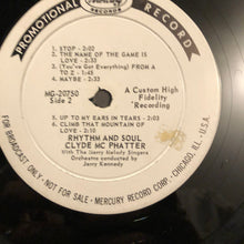 Load image into Gallery viewer, Clyde McPhatter With The Merry Melody Singers : Rhythm And Soul (LP, Album, Mono)