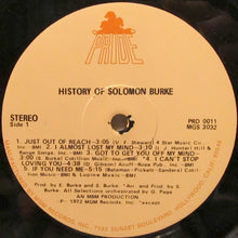 Load image into Gallery viewer, Solomon Burke : The History Of Solomon Burke (LP, Comp)