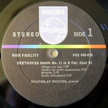Load image into Gallery viewer, Sviatoslav Richter, Ludwig van Beethoven : Beethoven Piano Sonatas B Flat Major Opus 22, G Minor Opus 49, No. 1, G Major Opus 49, No. 2 (LP, Album)