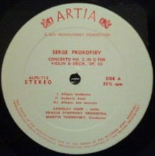 Load image into Gallery viewer, Sergei Prokofiev / Karol Szymanowski - Ladislav Jásek / The Prague Symphony Orchestra / Martin Turnovský : Violin Concerto No. 2 In G / Violin Concerto No. 2 (LP)