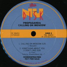 Load image into Gallery viewer, Propaganda (12) : Calling On Moscow (10", Promo)