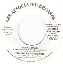 Load image into Gallery viewer, The Fabulous Thunderbirds : Stand Back (7", Promo)