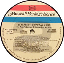 Load image into Gallery viewer, The World&#39;s Greatest Orchestras And Vocalists : 50 Years Of Broadway Music (3x12&quot;, Comp, Dlx)