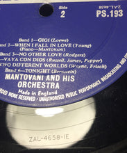 Load image into Gallery viewer, Mantovani And His Orchestra : Songs To Remember (LP)