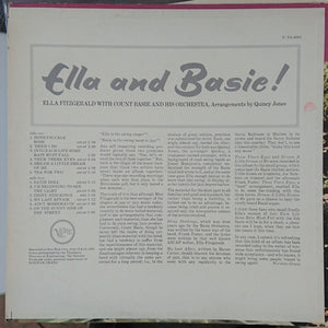 Ella Fitzgerald And Count Basie Orchestra : Ella And Basie! (LP, Album, Mono)
