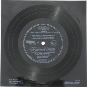 Brad Jones (7), James Blackthorne, Greg Howe With Billy Sheehan & Atma Anur : Untitled (Flexi, 6", Shape)