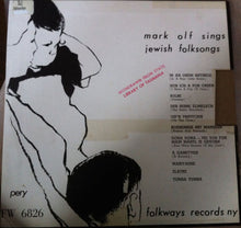 Load image into Gallery viewer, Mark Olf : Jewish Folk Songs (10")