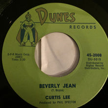 Load image into Gallery viewer, Curtis Lee : Under The Moon Of Love / Beverly Jean (7", Single)