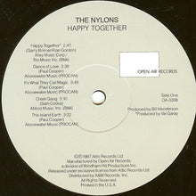 Load image into Gallery viewer, The Nylons : Happy Together (LP, Album)