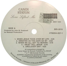 Load image into Gallery viewer, Candi Staton : Love Lifted Me (LP, Album)