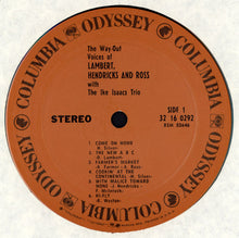 Load image into Gallery viewer, Lambert, Hendricks &amp; Ross With The Ike Isaacs Trio : The Way-Out Voices Of Lambert, Hendricks And Ross (LP, RE)