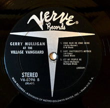 Load image into Gallery viewer, Gerry Mulligan &amp; The Concert Jazz Band : At The Village Vanguard (LP, Album, Gat)