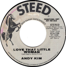 Load image into Gallery viewer, Andy Kim : Be My Baby / Love That Little Woman (7", Single, Promo)