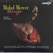 Load image into Gallery viewer, Mabel Mercer : Mabel Mercer Sings (LP, Album, Mono)