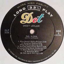 Load image into Gallery viewer, Hal Aloma And His Orchestra : Sweet Leilani (LP, Album, Mono)