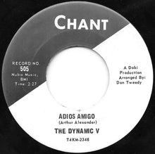Load image into Gallery viewer, The Dynamic V : Hey, Little Rich Girl / Adios Amigo (7", Single)