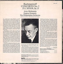 Load image into Gallery viewer, Arthur Rubinstein, Sergei Vasilyevich Rachmaninoff, Eugene Ormandy, The Philadelphia Orchestra : Piano Concerto No. 2 (LP, Quad)