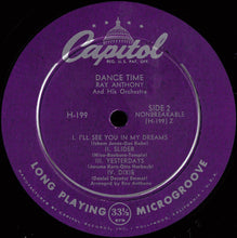 Load image into Gallery viewer, Ray Anthony &amp; His Orchestra / Jan Garber And His Orchestra : Dance Time (10", Album, Mono)
