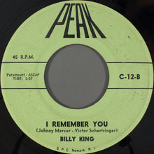 Load image into Gallery viewer, Sugar Beat (2) / Billy King (6) : Popeye (The Hitch Hiker) / I Remember You (7", Single)