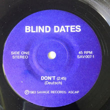 Load image into Gallery viewer, Blind Dates (2) : Don't / Hold On (7", Single)