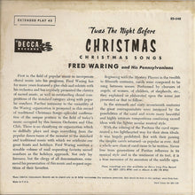 Load image into Gallery viewer, Fred Waring &amp; The Pennsylvanians : &#39;Twas The Night Before Christmas (2x7&quot;, Album, EP)