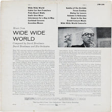 Load image into Gallery viewer, David Broekman And His Orchestra : Music From Wide Wide World (LP)