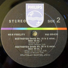 Load image into Gallery viewer, Sviatoslav Richter, Ludwig van Beethoven : Beethoven Piano Sonatas B Flat Major Opus 22, G Minor Opus 49, No. 1, G Major Opus 49, No. 2 (LP, Album)