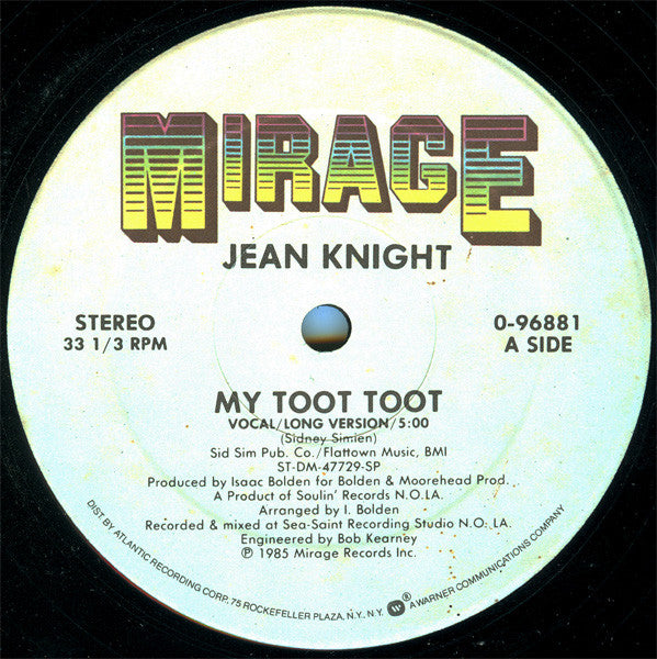 Jean Knight : My Toot Toot (12