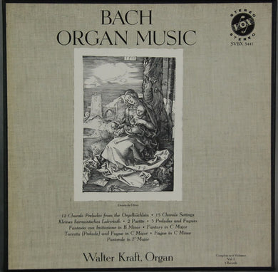 Johann Sebastian Bach - Walter Kraft : Organ Music, Vol. 1 (3xLP + Box)