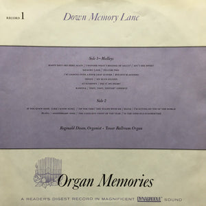 Various : Organ Memories (4xLP, Comp + Box)