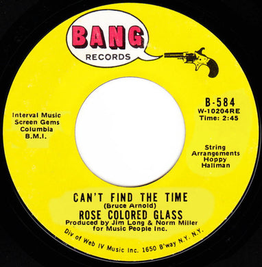 Rose Colored Glass : Can't Find The Time (7