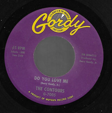 The Contours : Do You Love Me / Move Mr. Man (7