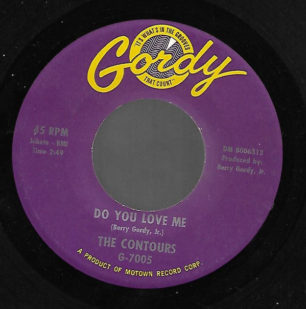 The Contours : Do You Love Me / Move Mr. Man (7