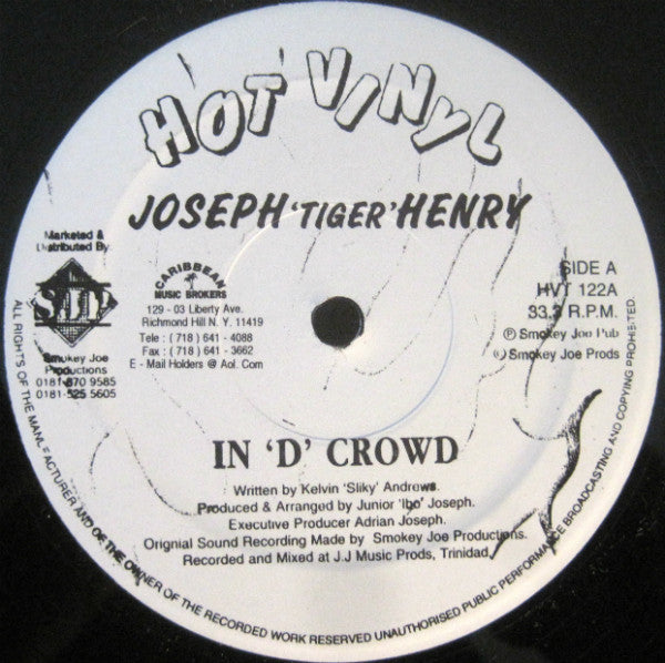 Joseph 'Tiger' Henry : In 'D' Crowd (12