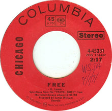Load image into Gallery viewer, Chicago (2) : Free / Free Country (7")