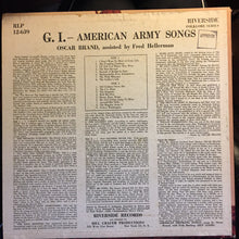 Load image into Gallery viewer, Oscar Brand, Fred Hellerman : G.I. American Army Songs (LP, Mono)