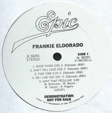 Load image into Gallery viewer, Frankie Eldorado : Frankie Eldorado (LP, Album, Promo)
