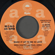 Load image into Gallery viewer, Odia Coates And Paul Anka : Make It Up To Me In Love (7", Mono, Promo)