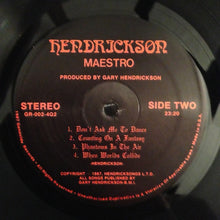 Load image into Gallery viewer, Hendrickson : Maestro (LP, Album)