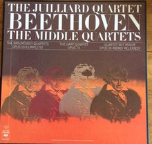 Load image into Gallery viewer, Juilliard String Quartet, Ludwig van Beethoven : The Middle Quartets (3xLP, Album, RE, RP + Box)