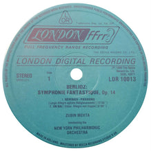 Load image into Gallery viewer, Hector Berlioz, Zubin Mehta, The New York Philharmonic Orchestra : Symphonie Fantastique (LP)