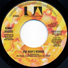 Load image into Gallery viewer, Kenny Rogers : You Decorated My Life / One Man's Woman (7", Single)