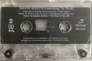 David Meece : Learning To Trust (Cass, Album, Dol)