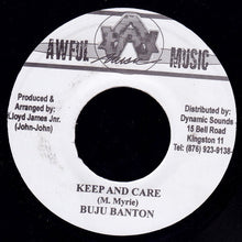 Load image into Gallery viewer, Buju Banton : Keep And Care (7")
