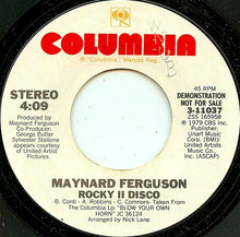 Load image into Gallery viewer, Maynard Ferguson : Rocky II Disco (7", Mono, Promo)