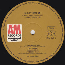 Load image into Gallery viewer, The Sandpipers : Misty Roses (LP, Album)