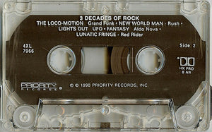 Various : 3 Decades Of Rock (60's, 70's, 80's) (Cass, Comp)
