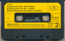 Load image into Gallery viewer, Berliner Philharmoniker, Karl Böhm : Mozart : Symphonies No.31 &quot; Paris &quot;, No. 35 &quot; Haffner &quot;, No. 40 In G Minor, No. 41 &quot; Jupiter &quot; (Cass, Comp, RE)