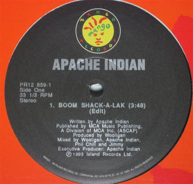 Apache Indian : Boom Shack-A-Lak (12