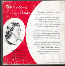 Load image into Gallery viewer, Jane Froman : With A Song In My Heart (4x7", Album, EP)